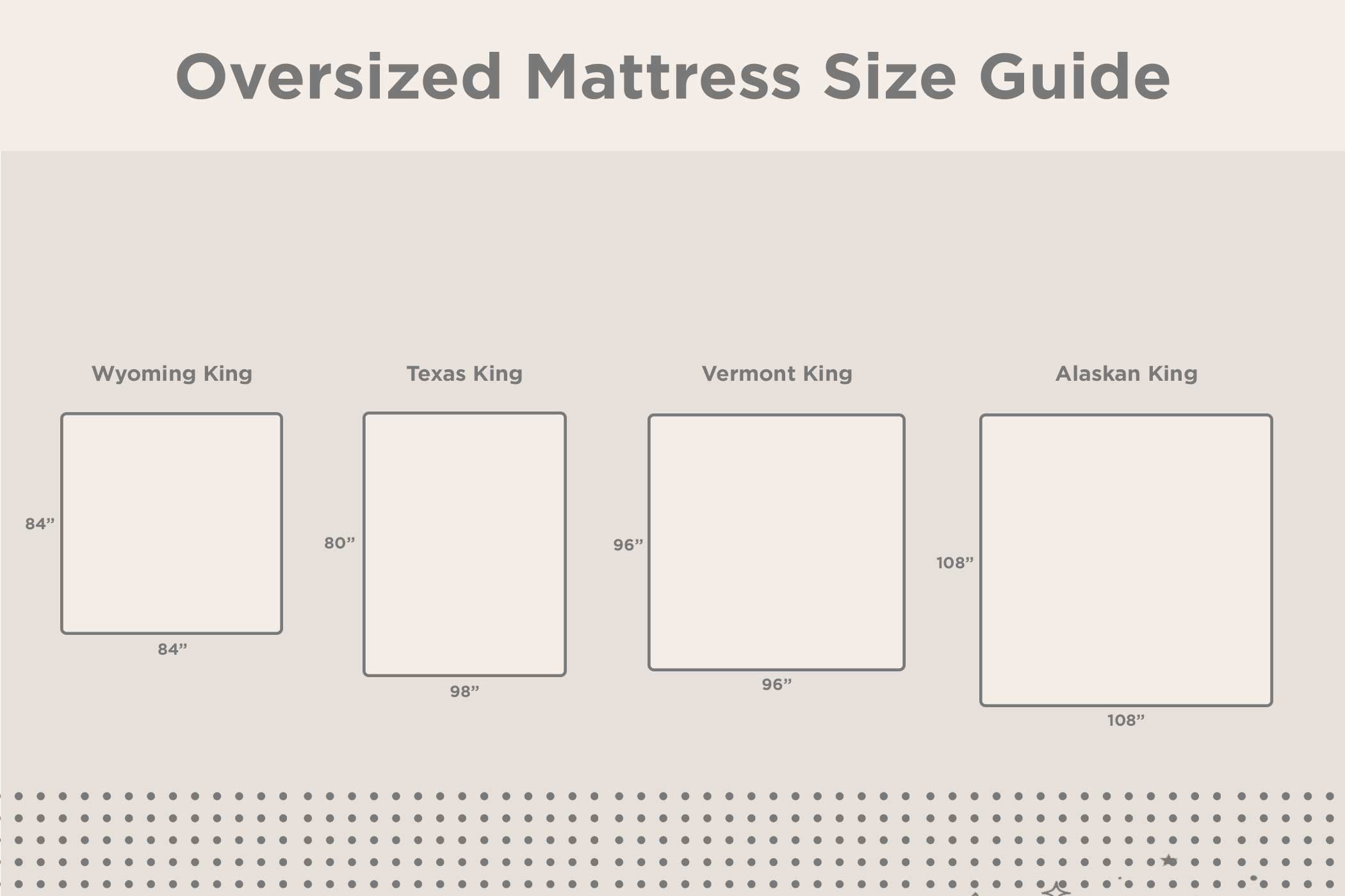 Buy an Alaskan King Bed, Giant Mattress Sizes